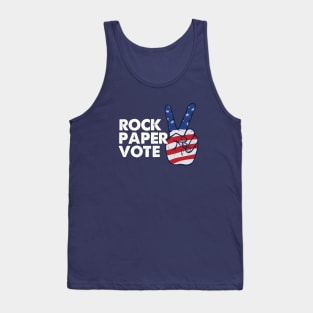 ROCK PAPER VOTE Tank Top